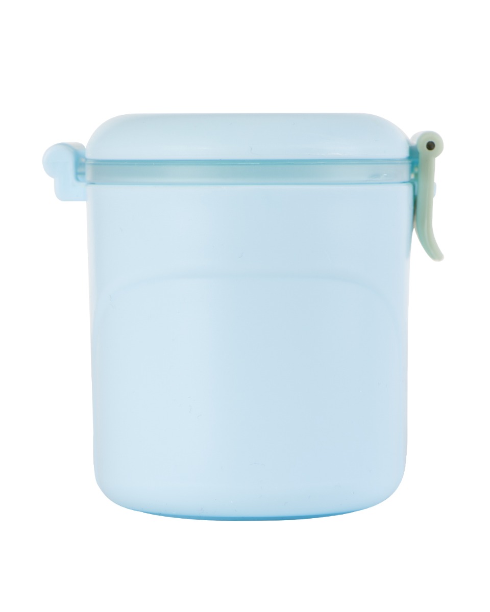 Dispensador de leche en polvo con cuchara 130g Azul