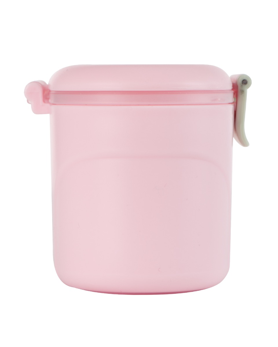 Dispensador de leche en polvo con cuchara 130g Rosa