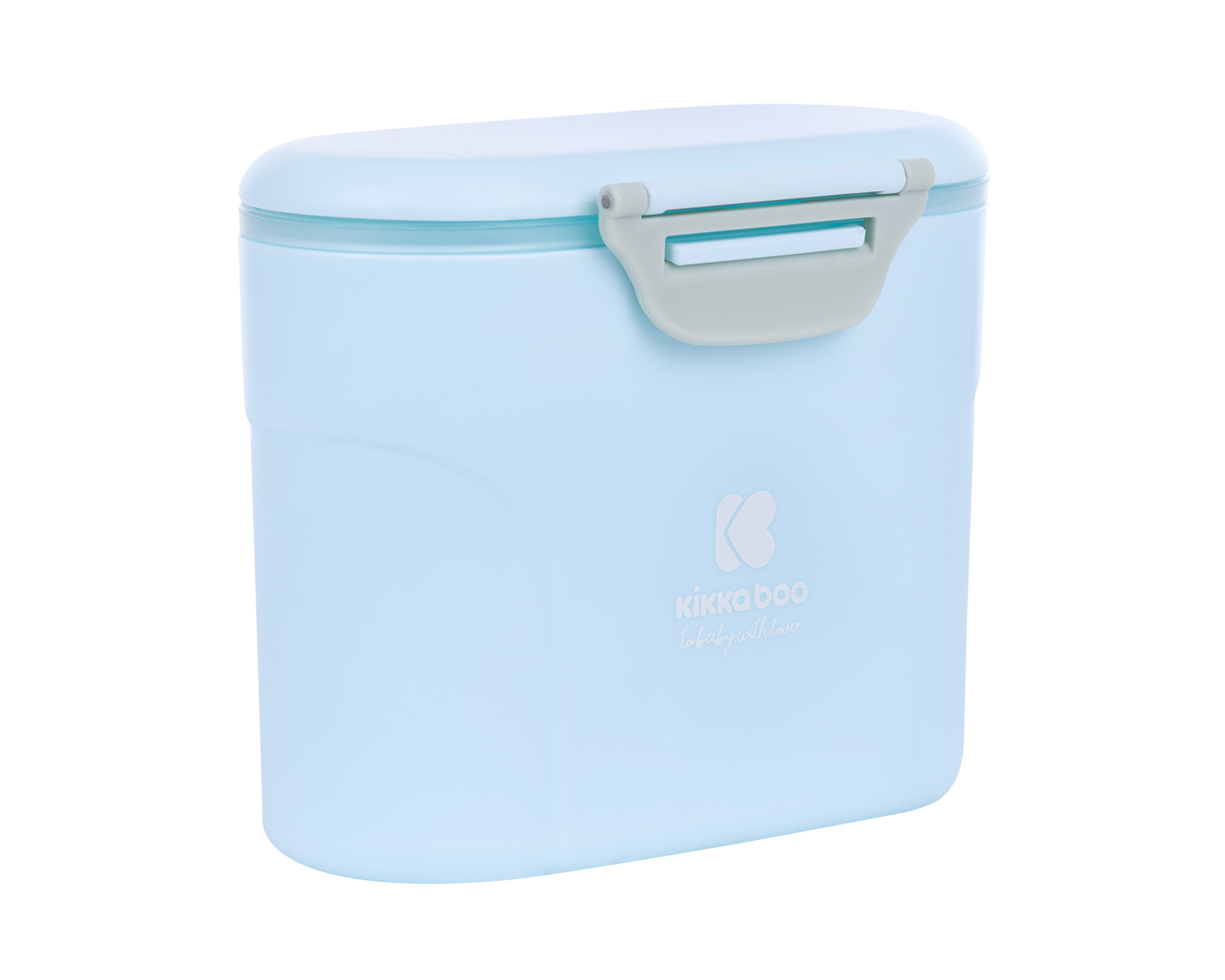Dispensador de leche en polvo con cuchara 160g Azul