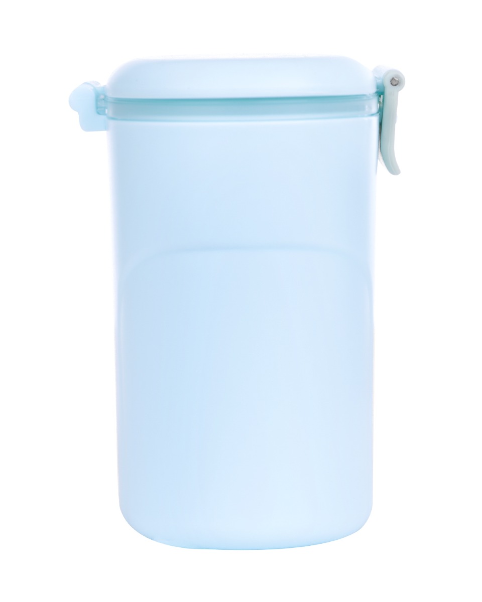 Dispensador de leche en polvo con cuchara 160g Azul