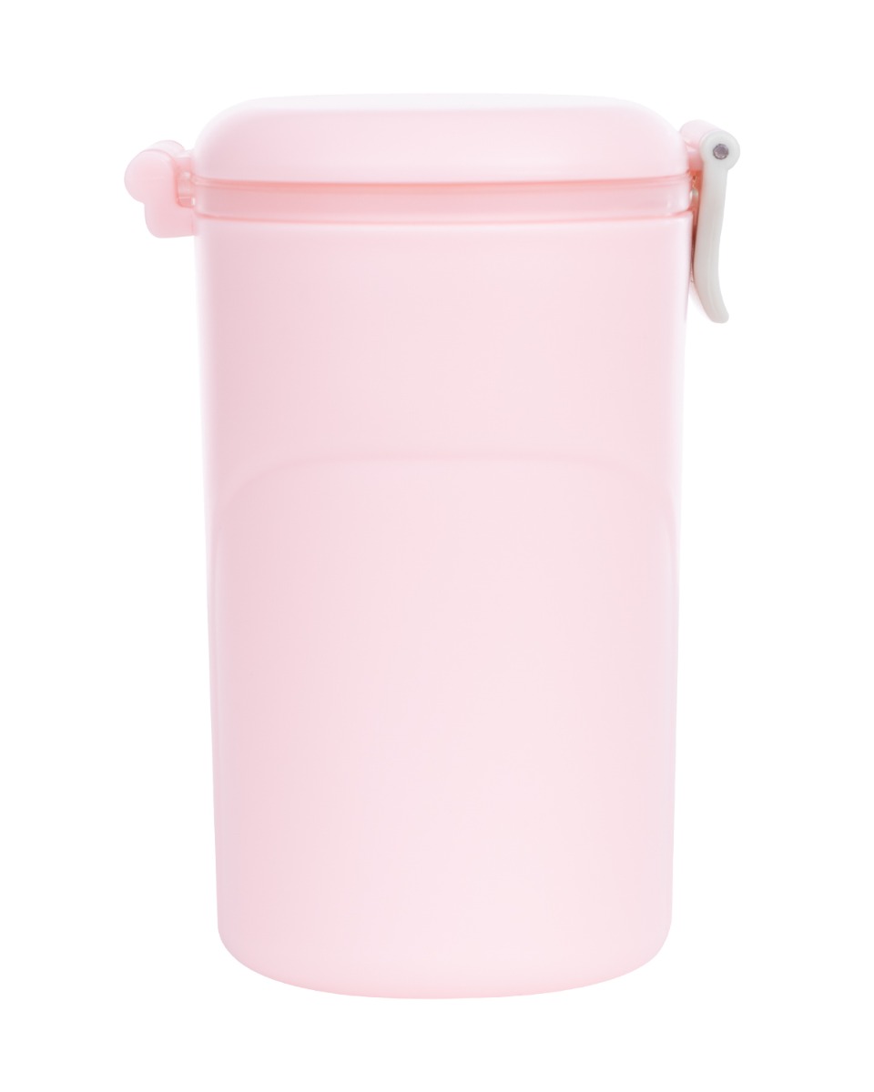 Dispensador de leche en polvo con cuchara 160g Rosa