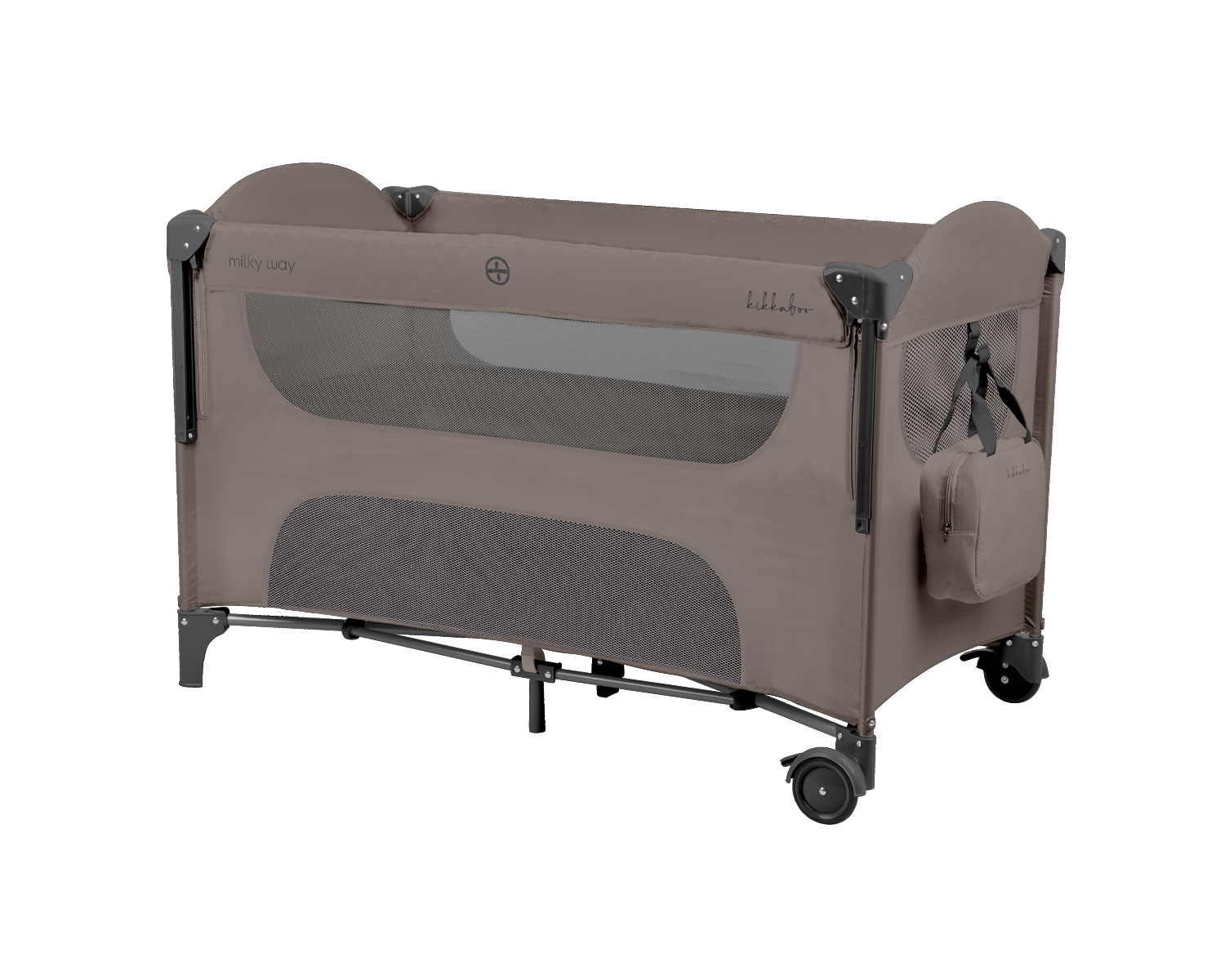 Cuna de bebé de 2 niveles Milky Way Beige 2026