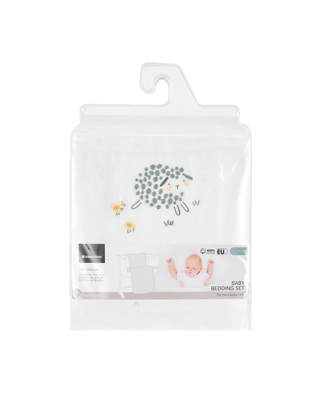 Juego de cama para minicuna 3 piezas Sleepy Sheep