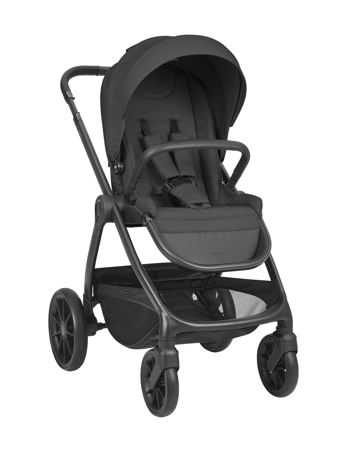 Carrito de bebé 3en1 con capazo Modena Negro 2027