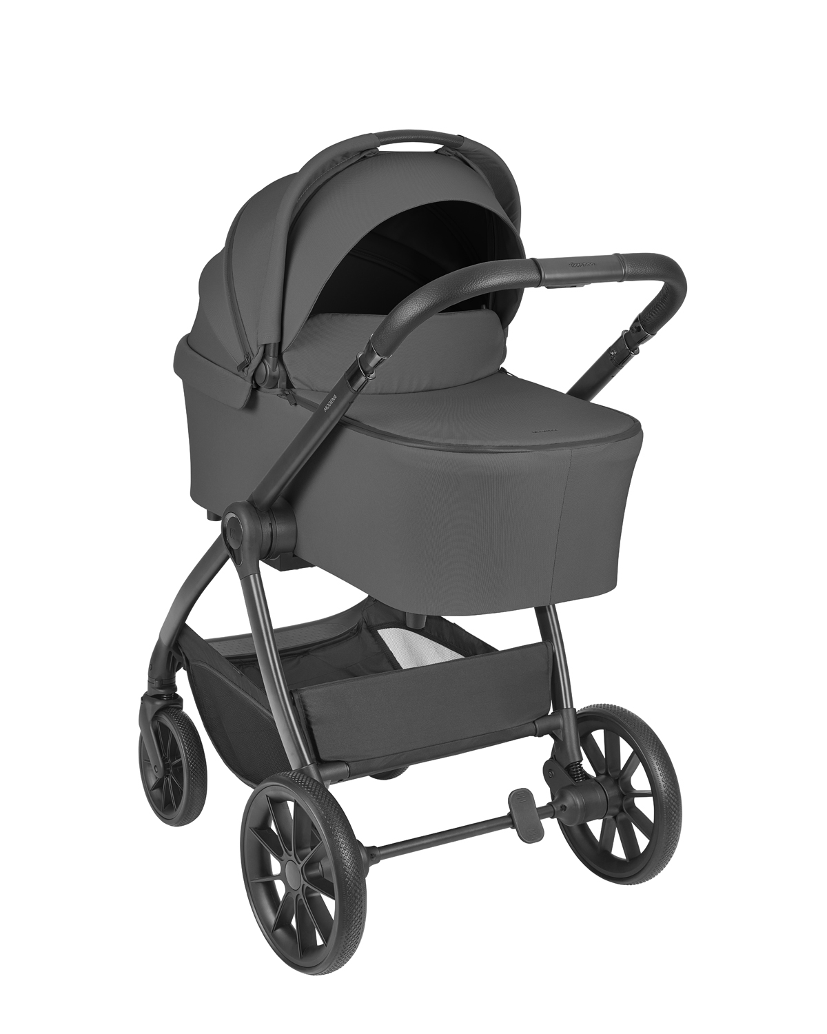 Carrito de bebé 3en1 con capazo Modena Gris Oscuro 2027