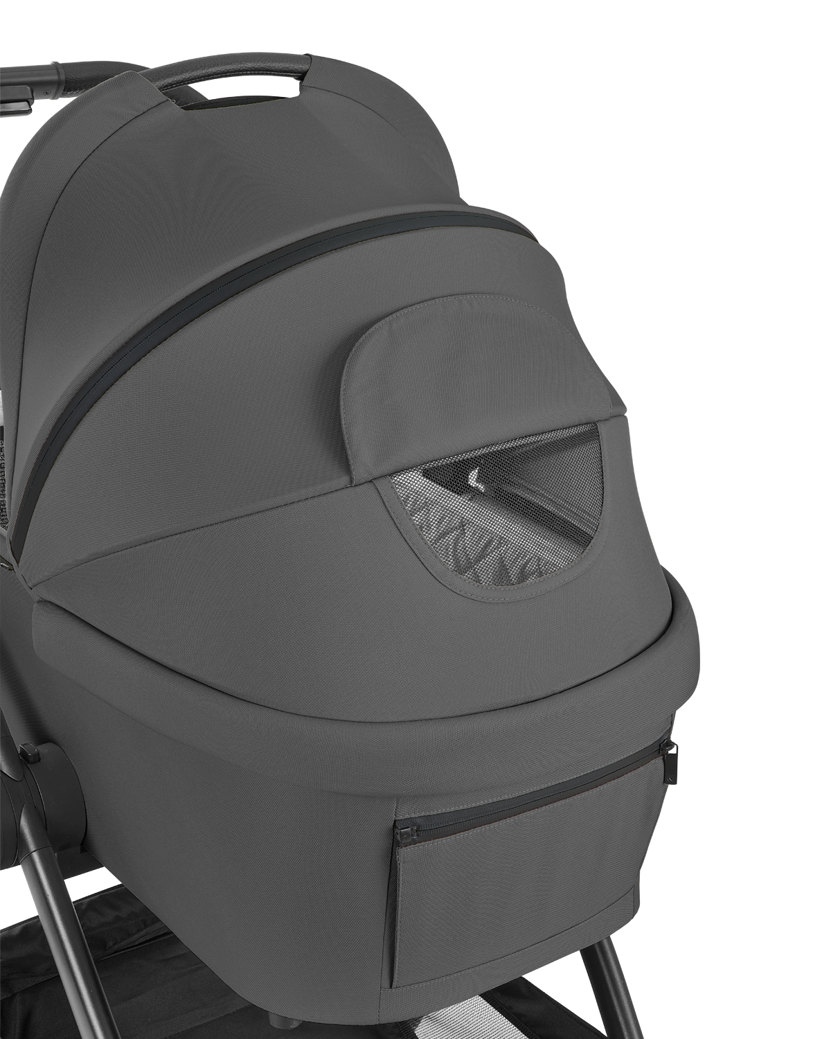 Carrito de bebé 3en1 con capazo Modena Gris Oscuro 2027