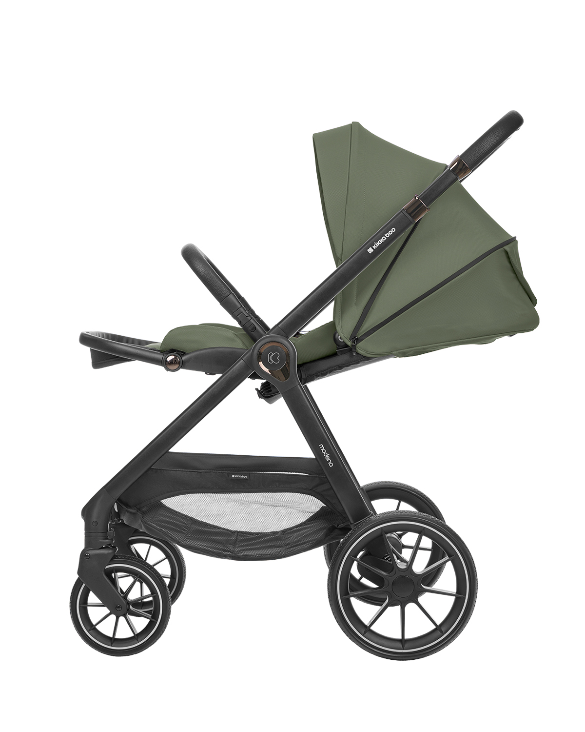 Carrito de bebé 3en1 con capazo Modena Verde Militar