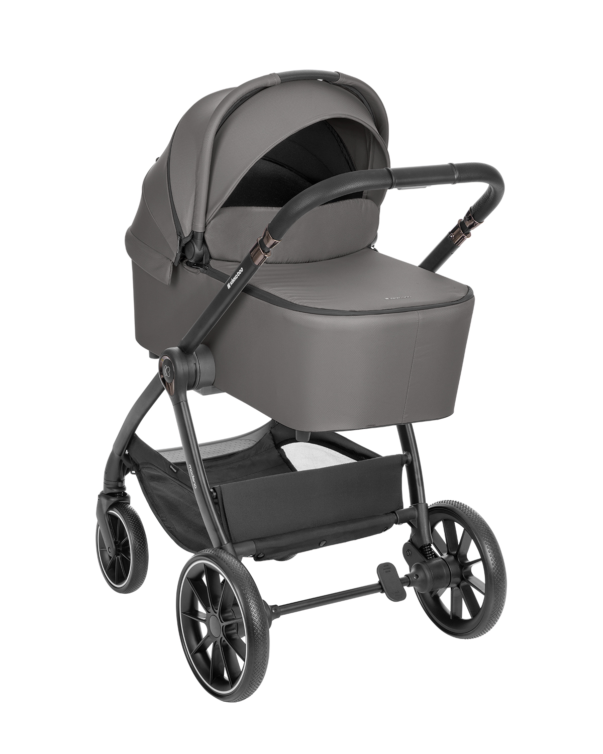 Carrito de bebé 3en1 con capazo Modena Gris Oscuro