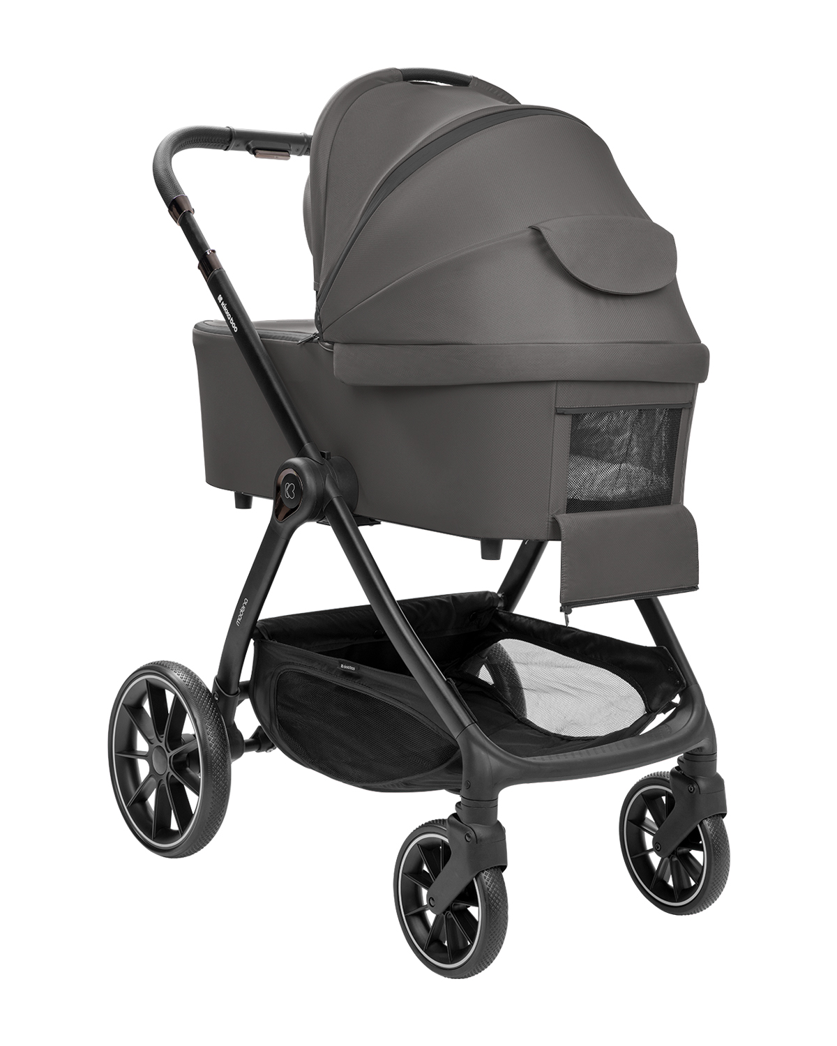 Carrito de bebé 3en1 con capazo Modena Gris Oscuro