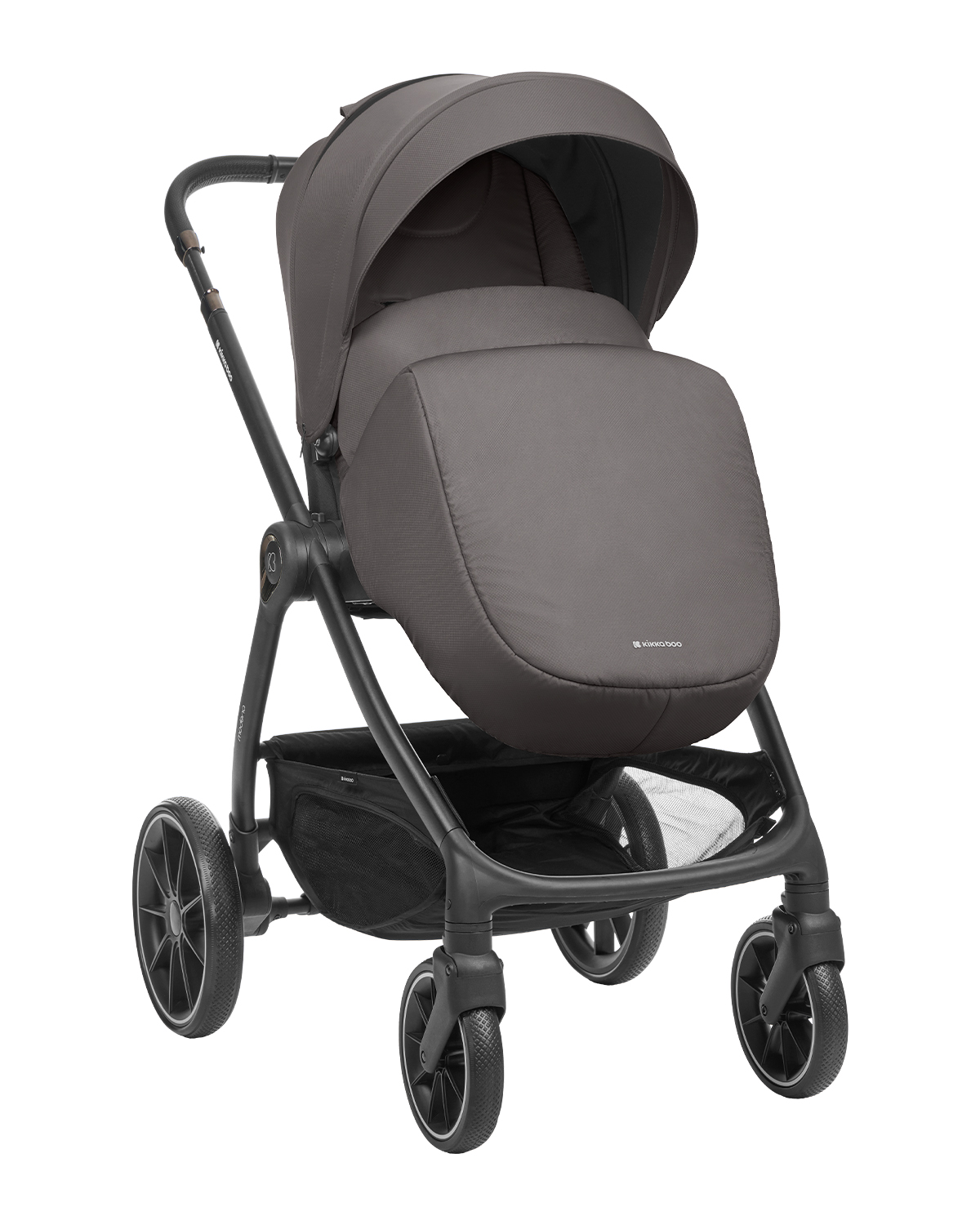 Carrito de bebé 3en1 con capazo Modena Gris Oscuro