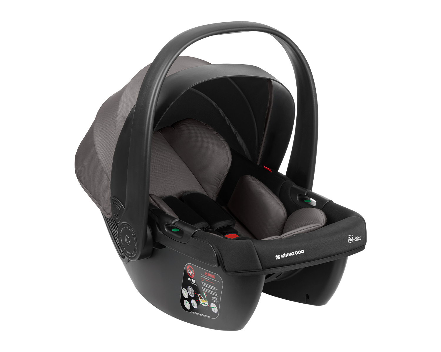 Carrito de bebé 3en1 con capazo Modena Gris Oscuro