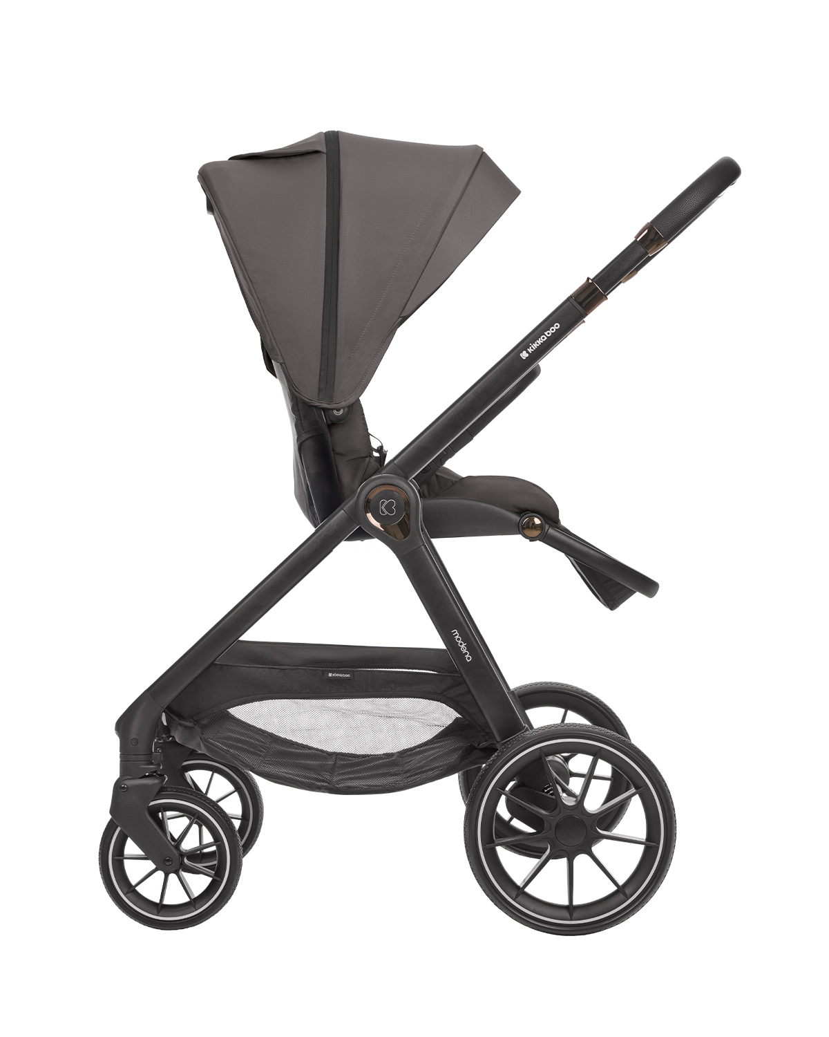 Carrito de bebé 3en1 con capazo Modena Gris Oscuro