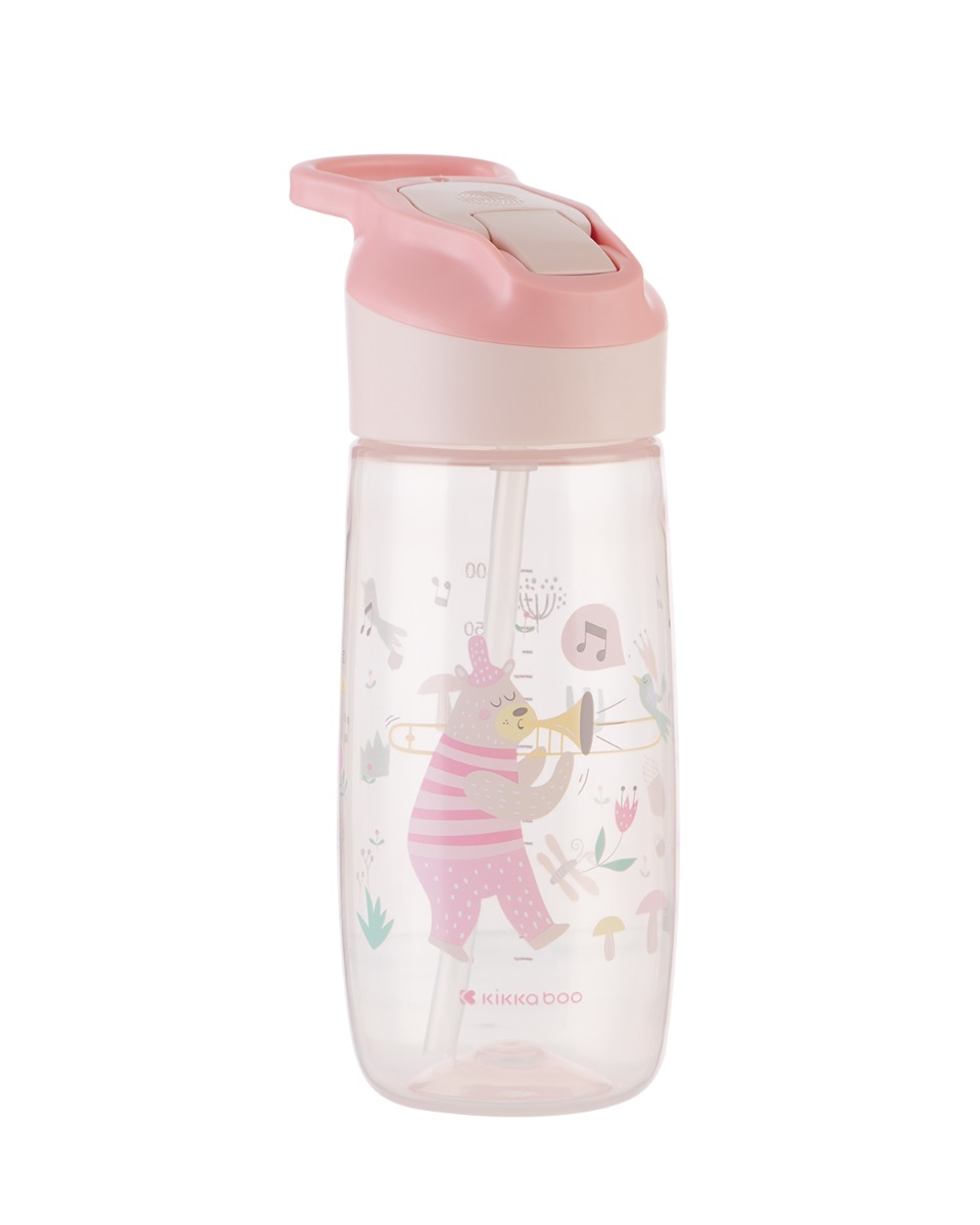 Vaso PP con boquilla 450ml Music Fest Rosa