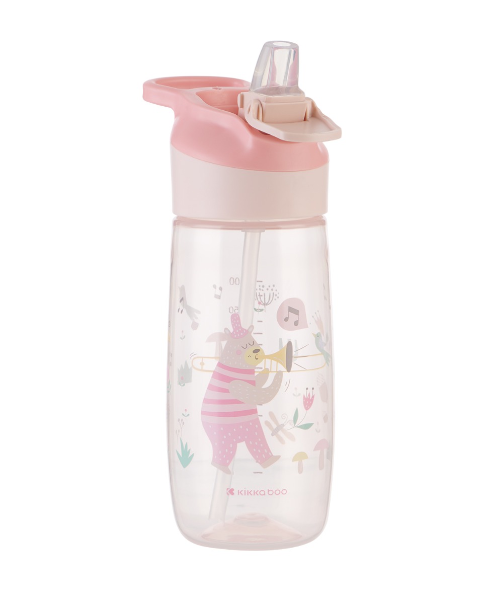 Vaso PP con boquilla 450ml Music Fest Rosa
