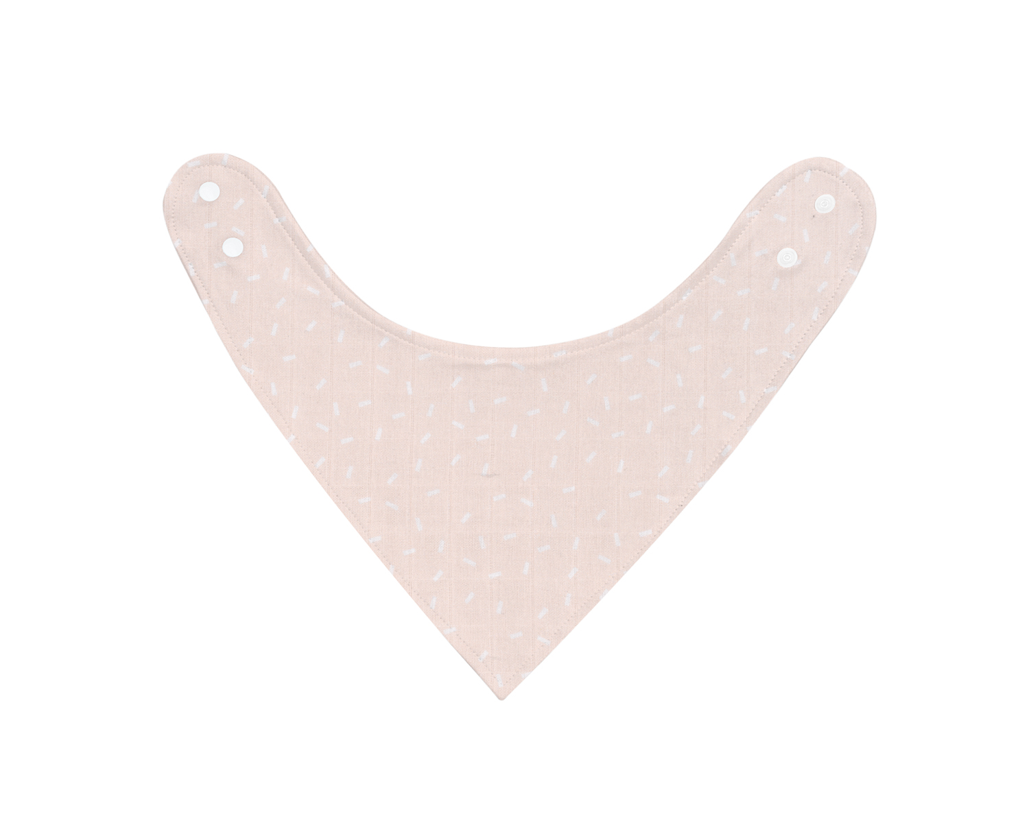 Babero de muselina Confetti Rosa