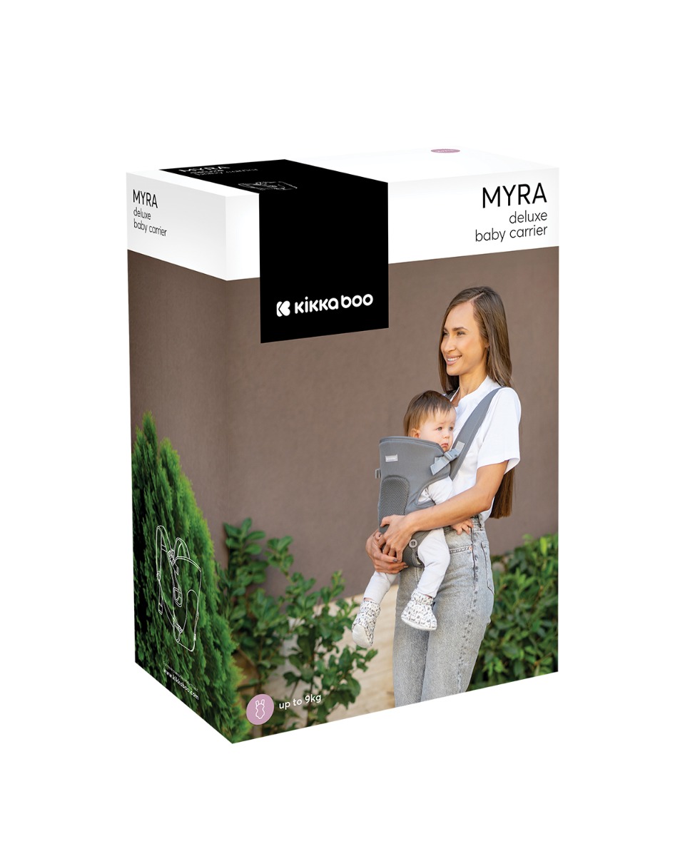 Portabebés Myra Mesh Negro 2024