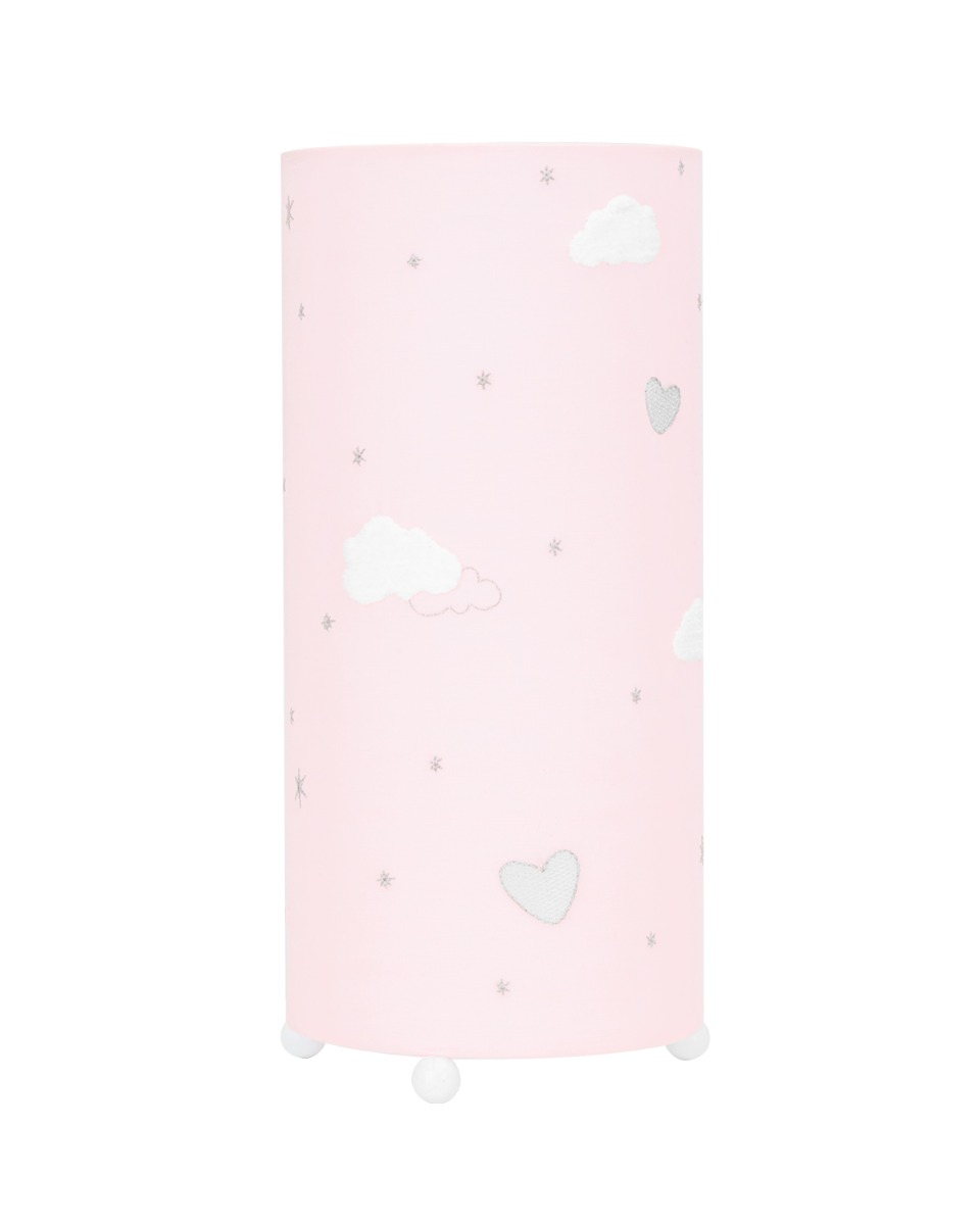 Lámpara infantil con bordado Dream Big Rosa