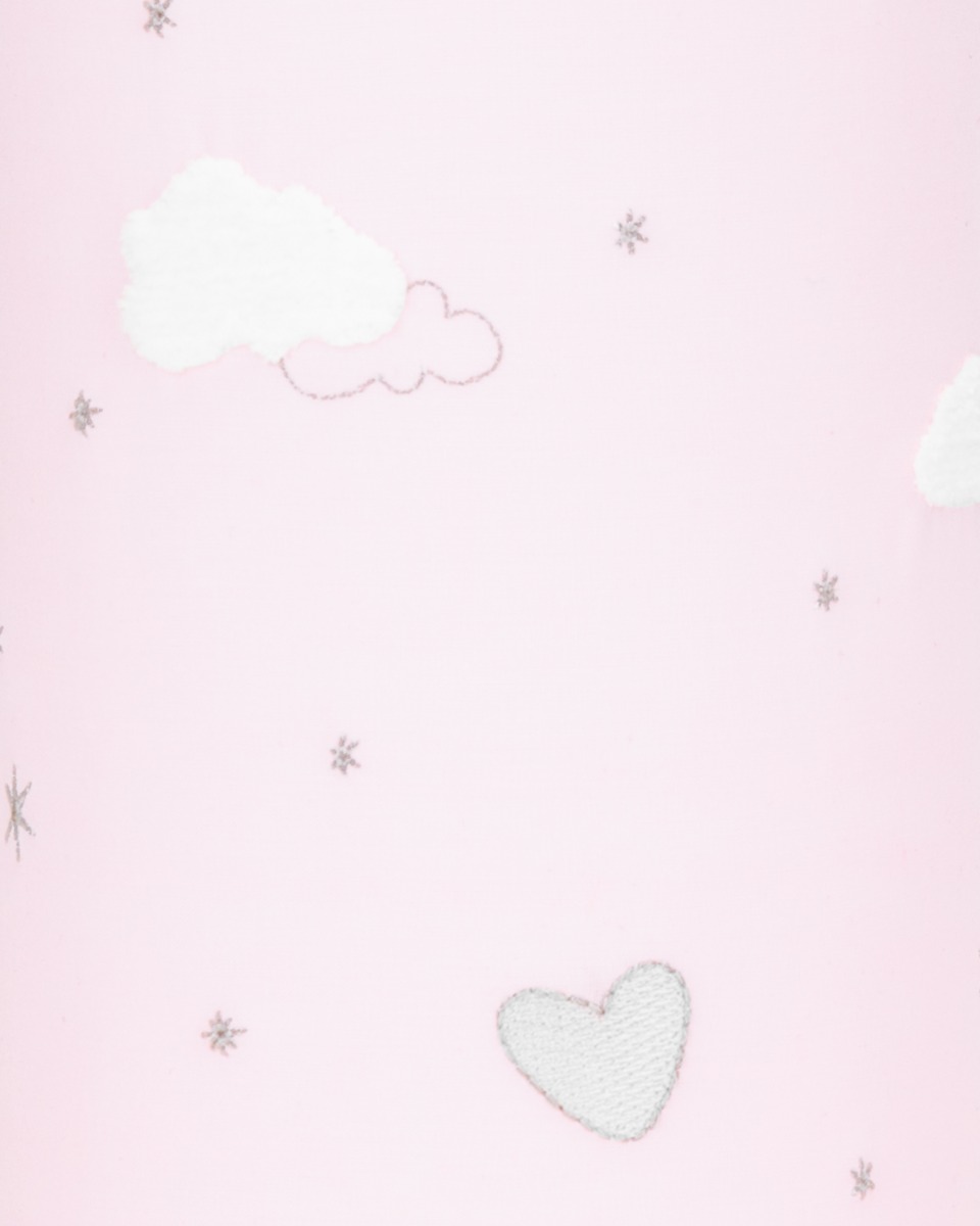 Lámpara infantil con bordado Dream Big Rosa