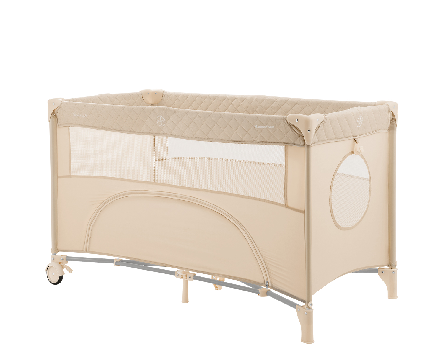 Cuna de viaje 2 niveles Nighty Night Beige