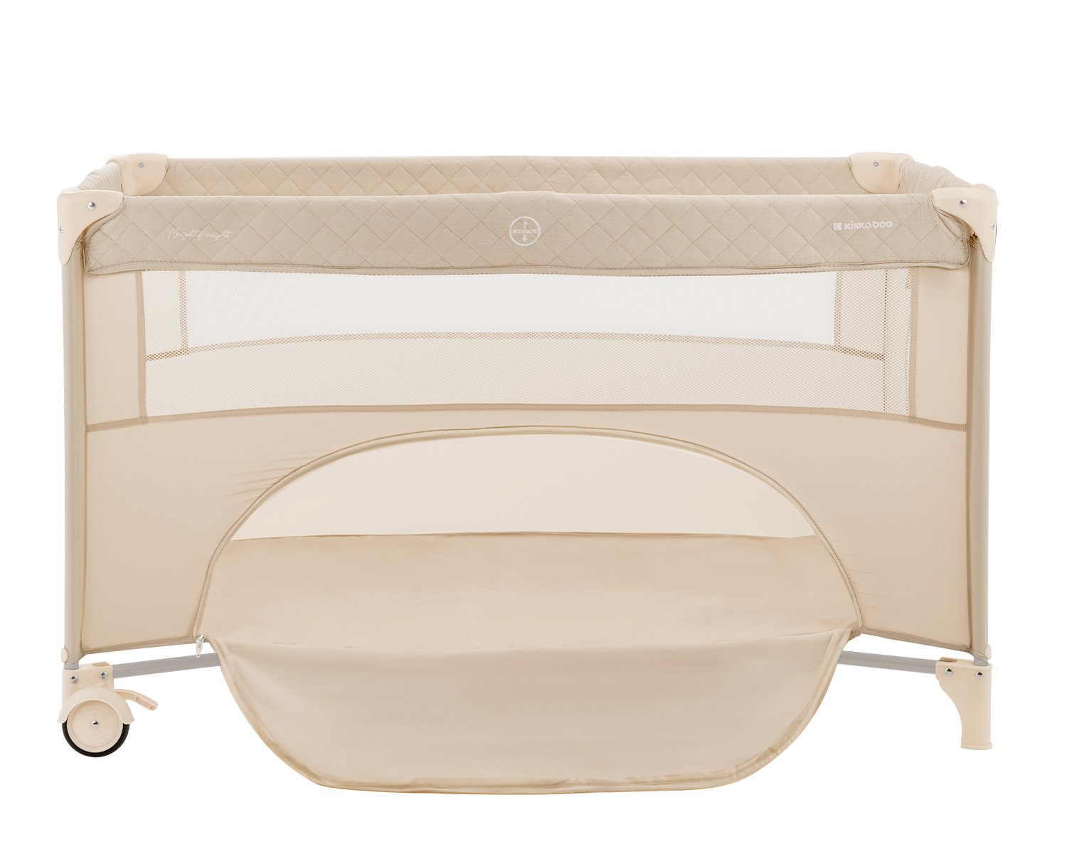 Cuna de viaje 2 niveles Nighty Night Beige