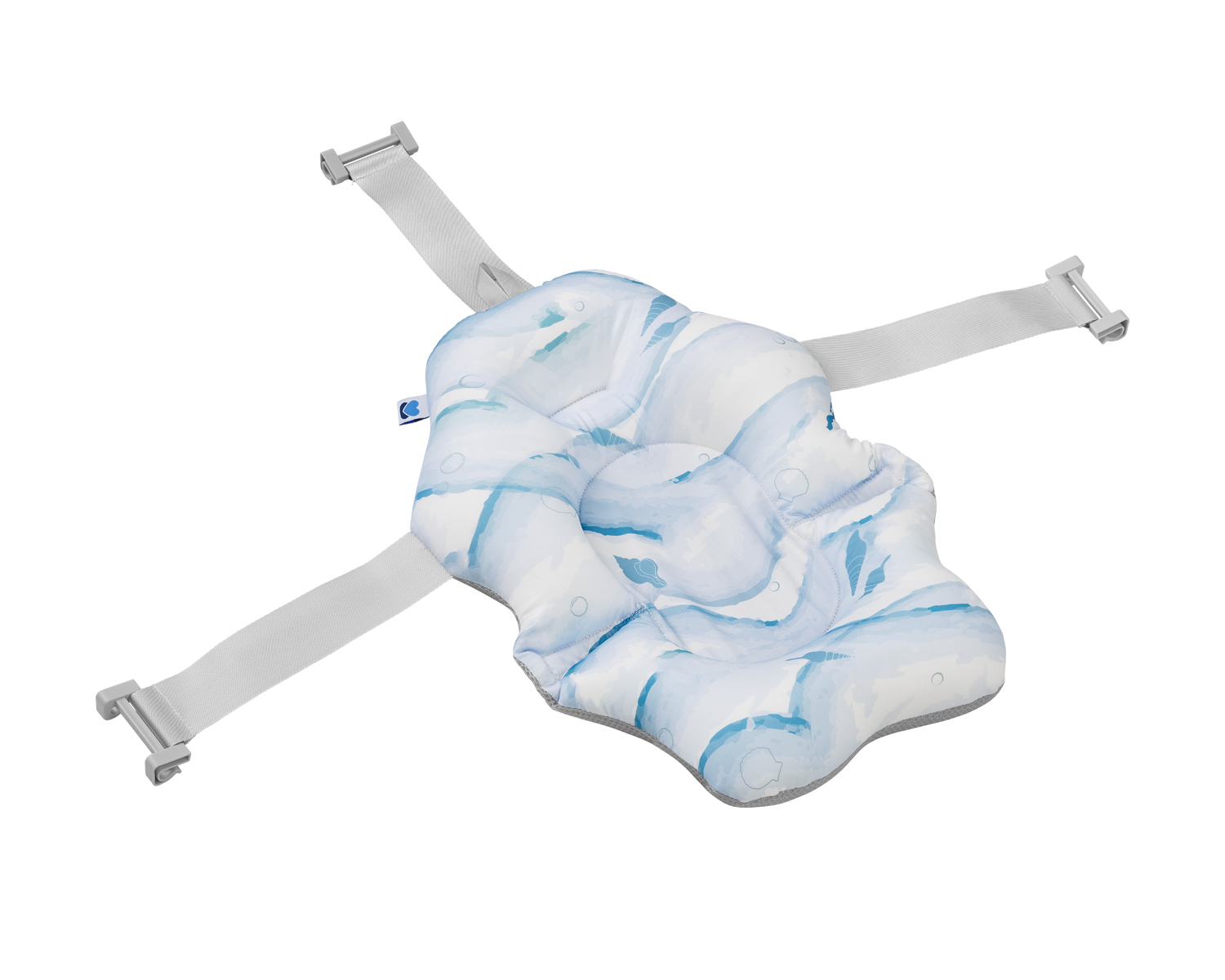 Soporte suave de baño Nubo Sea shell Azul