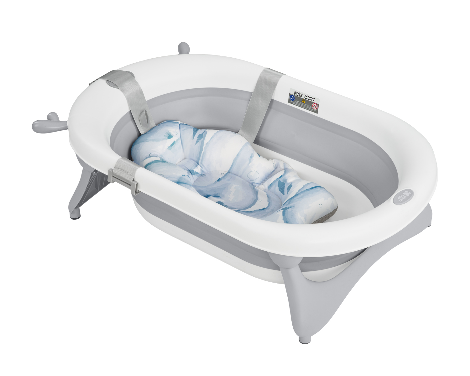 Soporte suave de baño Nubo Sea shell Azul