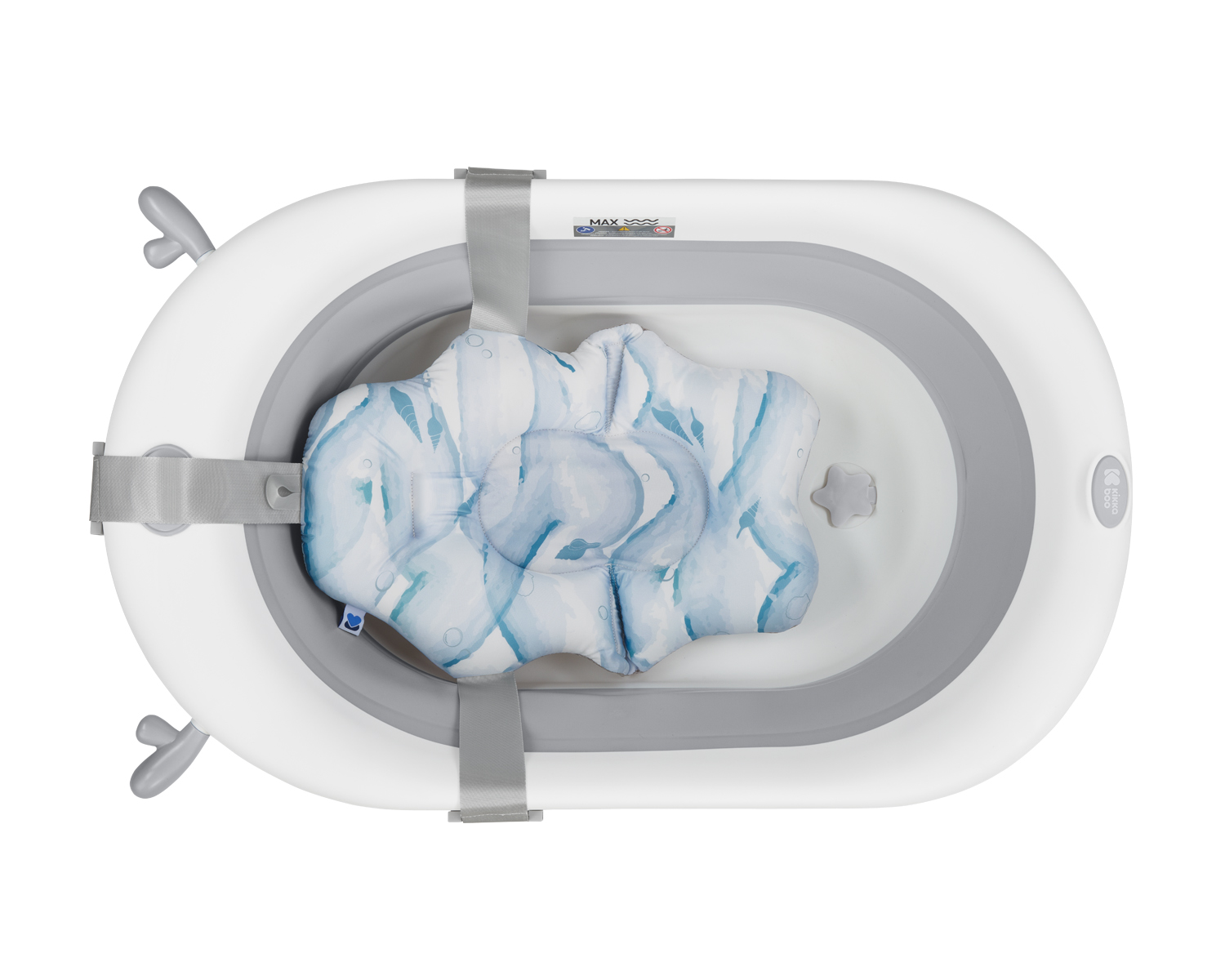 Soporte suave de baño Nubo Sea shell Azul