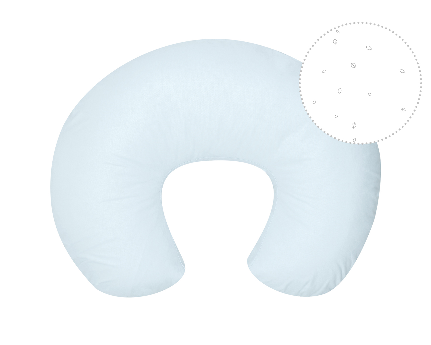 Almohada de lactancia Dream Big Azul