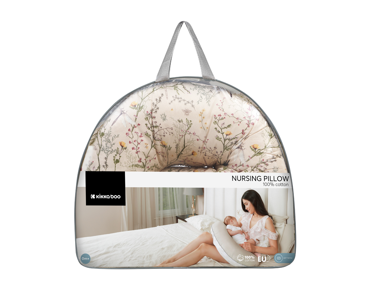 Almohada de lactancia Secret Garden Beige