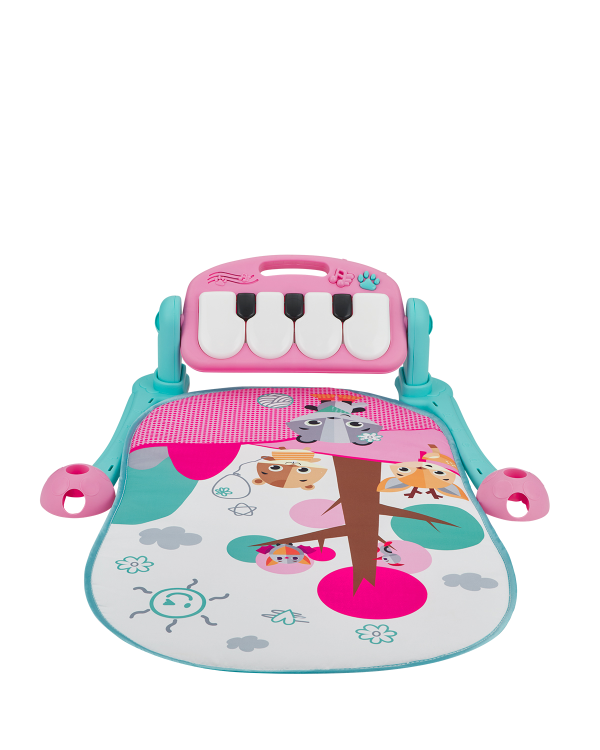 Alfombra de juego Piano Pink Forest