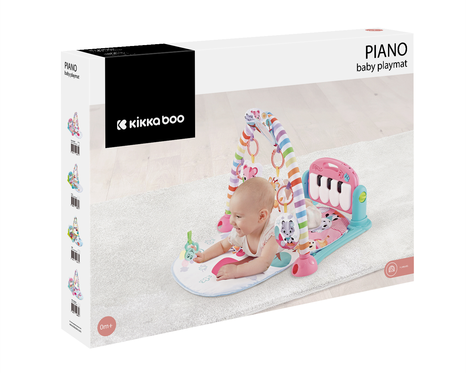 Alfombra de juego Piano Pink Forest