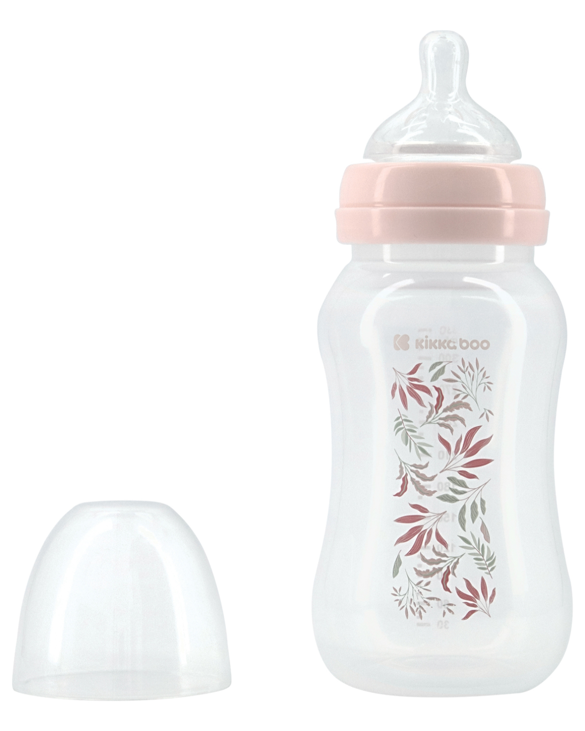 Biberón PP 330ml Tropical leaves Rosa