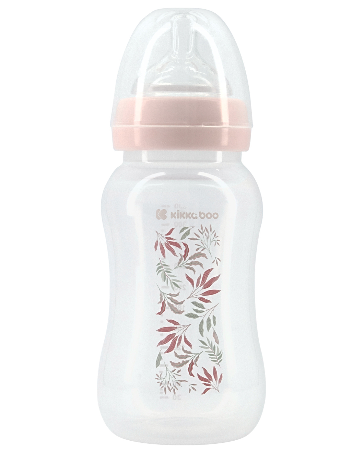 Biberón PP 330ml Tropical leaves Rosa
