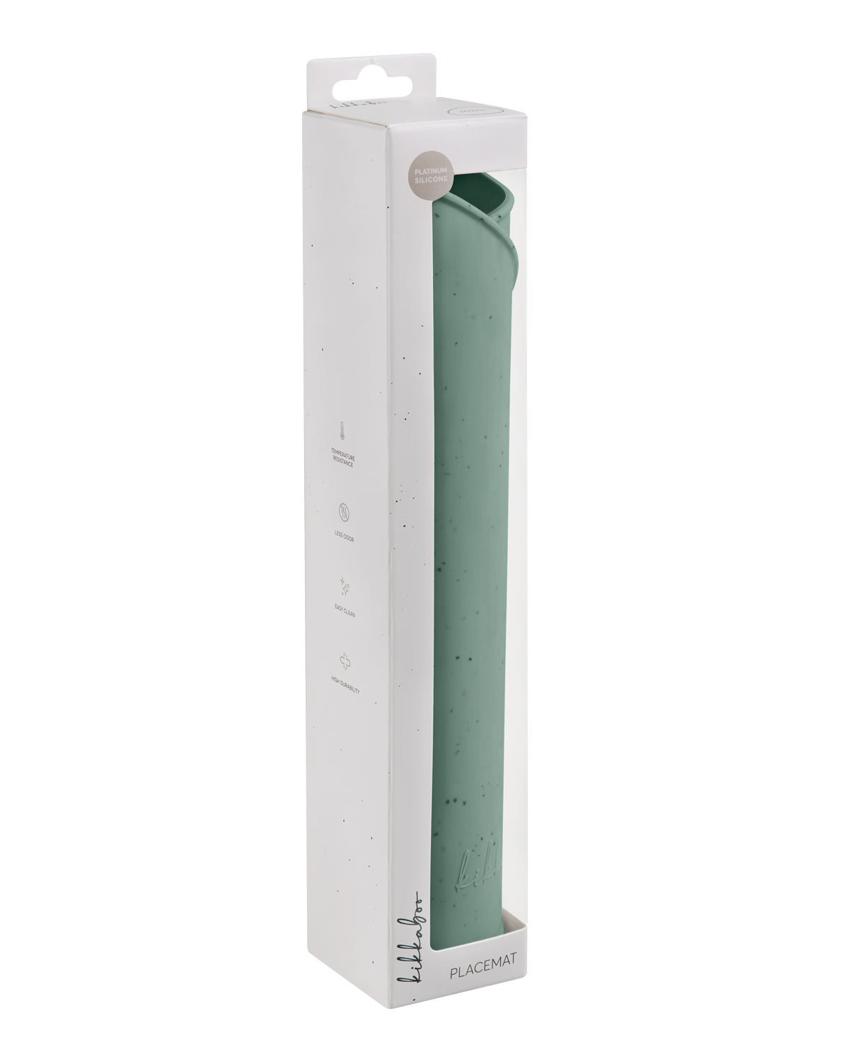 Mantel individual Platinum Silicone Sage
