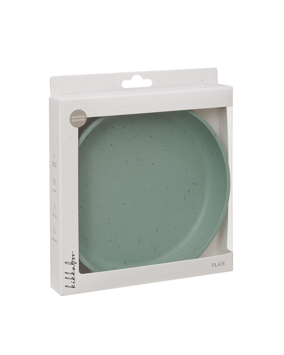 Plate Platinum Silicone Sage