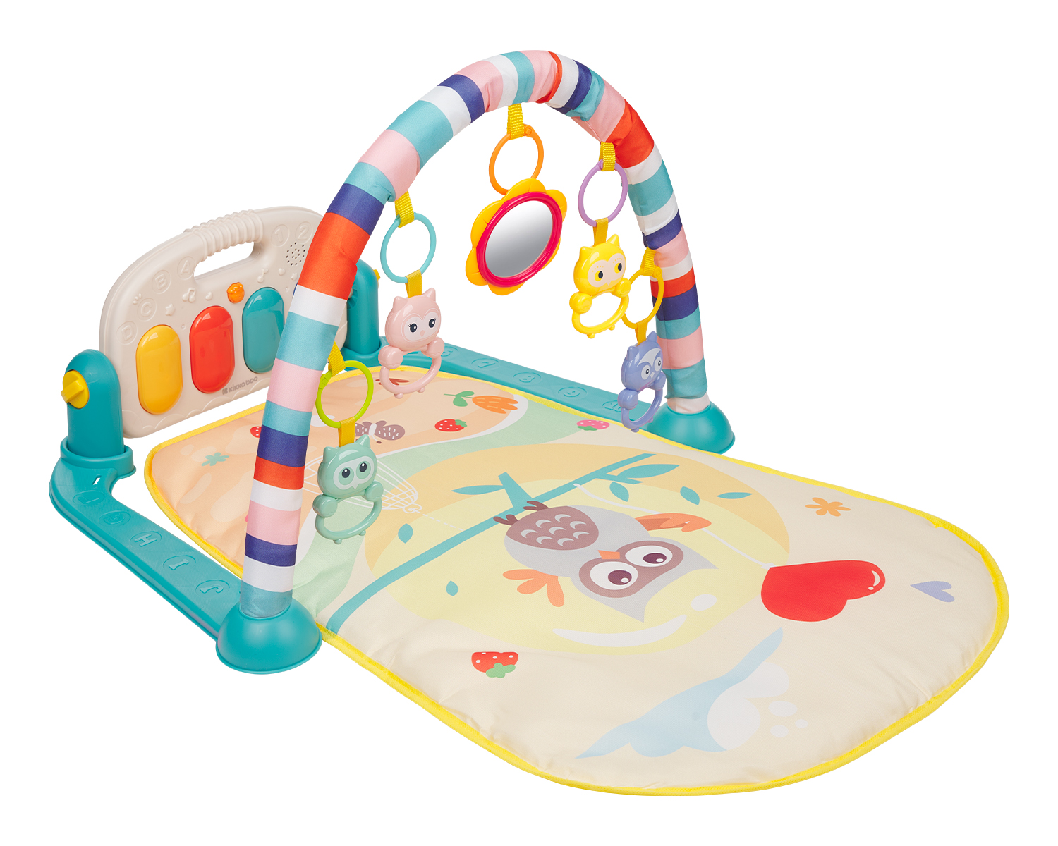Alfombra de juego Happy Owl Azul