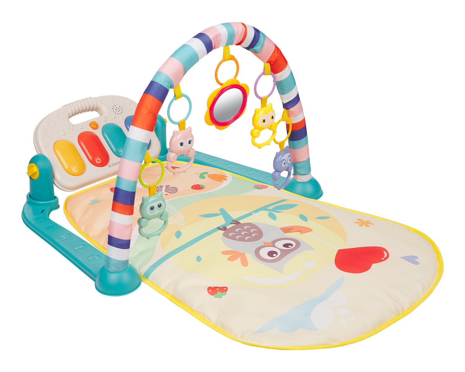 Alfombra de juego Happy Owl Azul