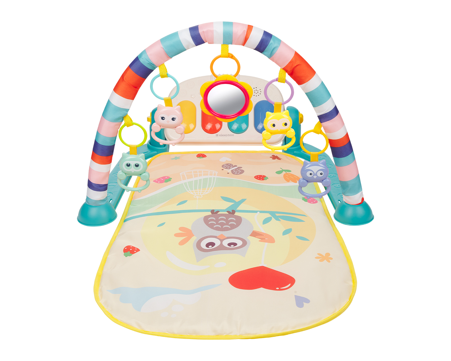 Alfombra de juego Happy Owl Azul