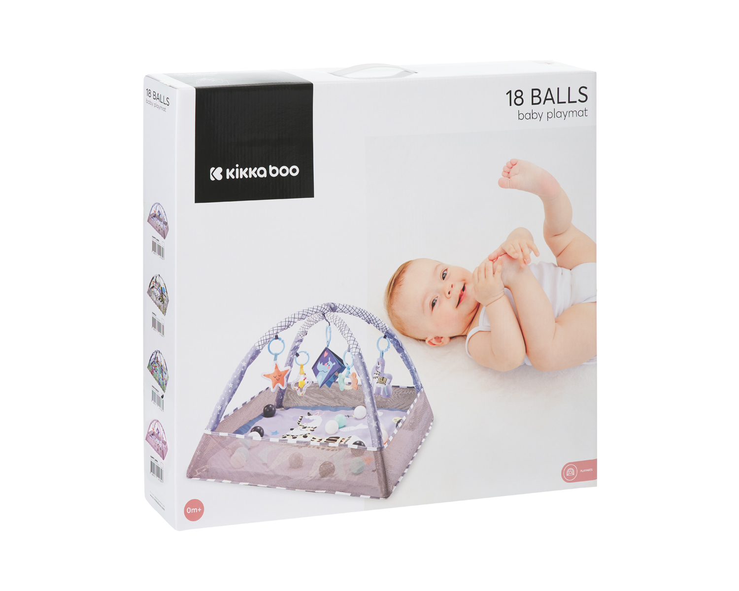 Alfombra de juego con 18 bolas Pink Sky