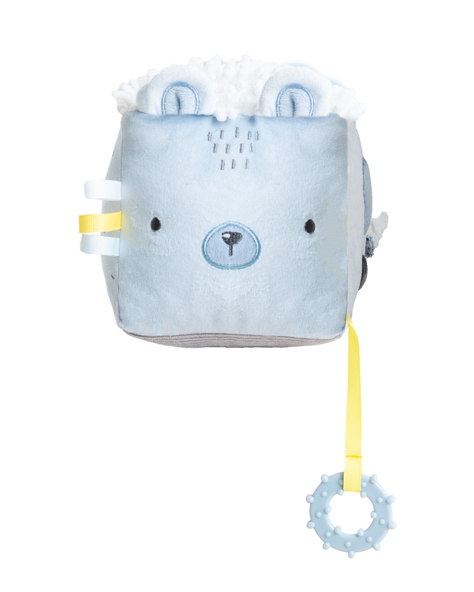 Cubo de peluche Bear with me Azul