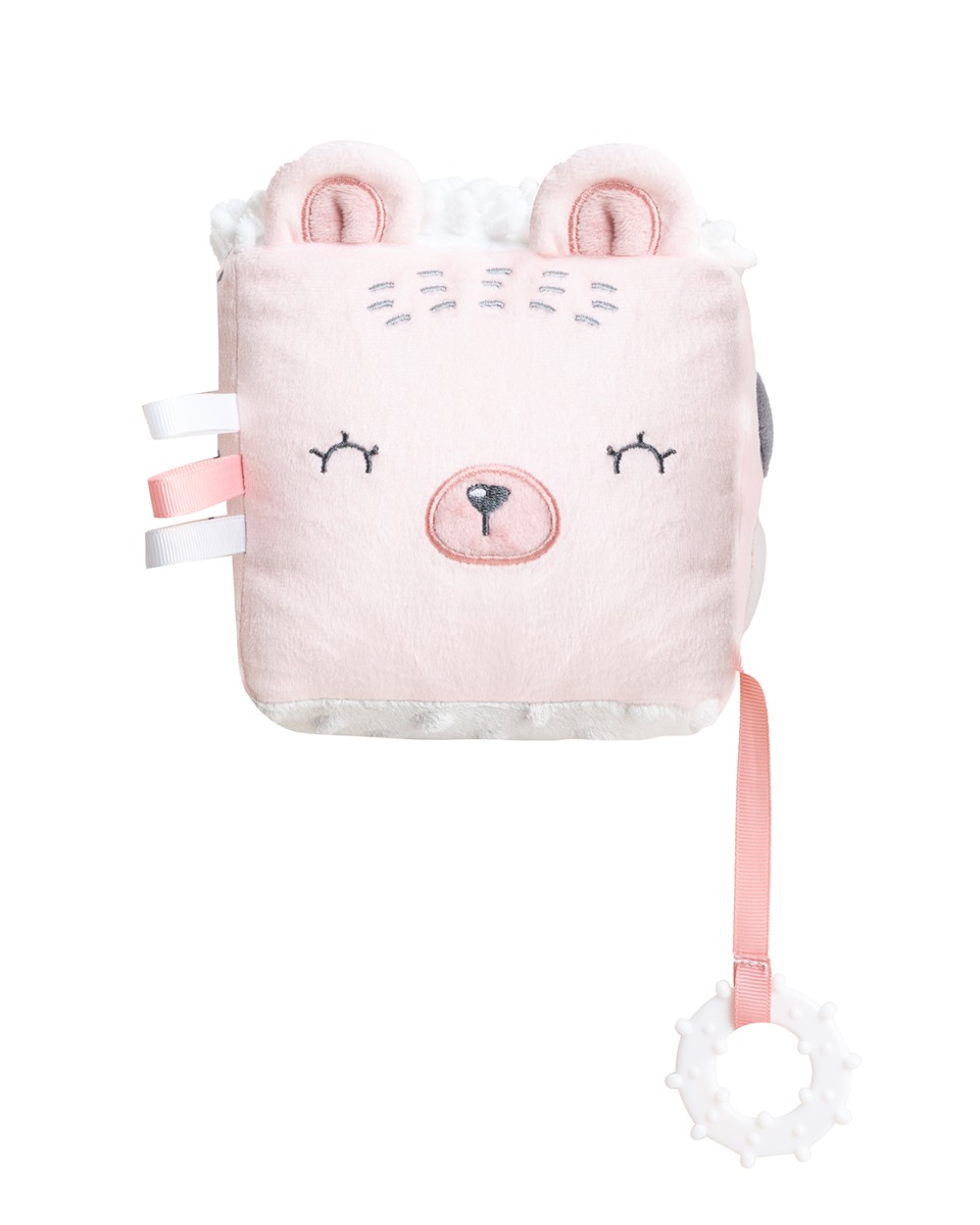 Cubo de peluche Bear with me Rosa