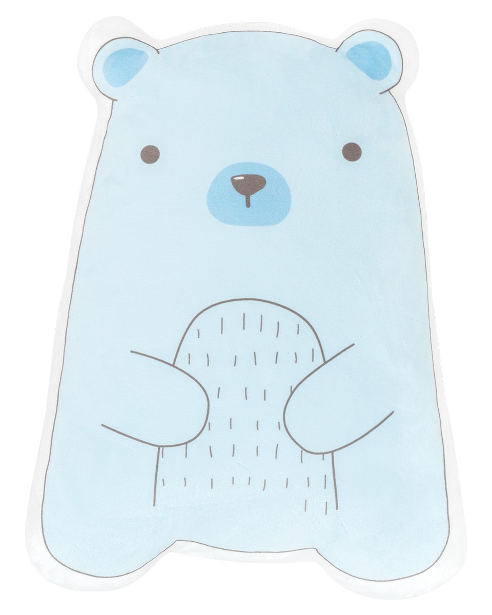 Peluche-cojín Bear with me Azul