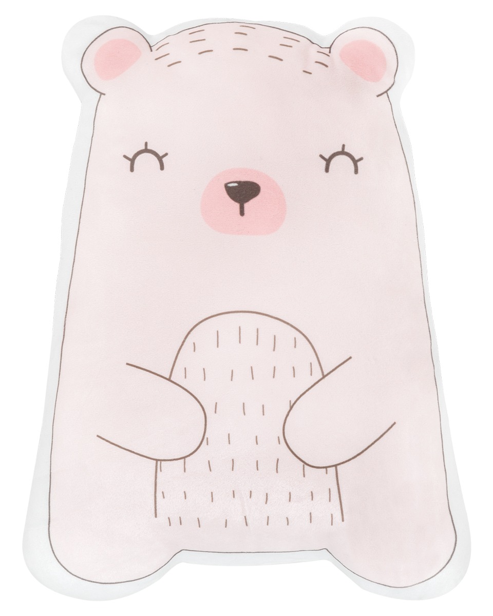 Peluche-cojín Bear with me Rosa