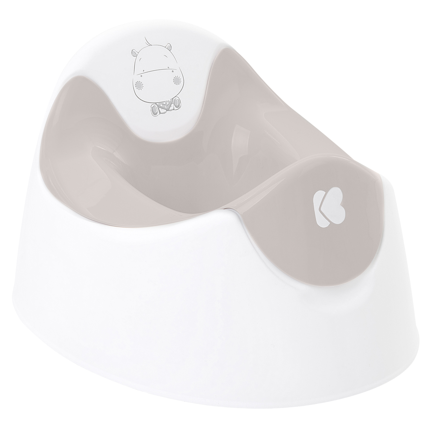 Orinal con tapa extraíble Hippo Beige