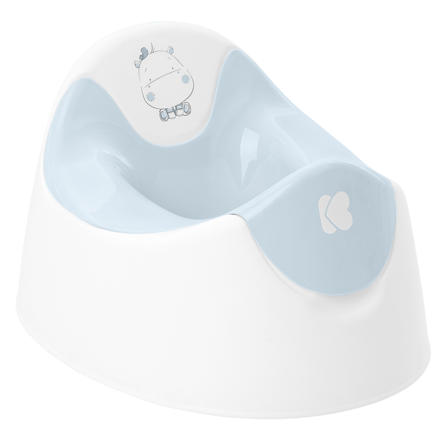 Orinal con tapa extraíble Hippo Azul