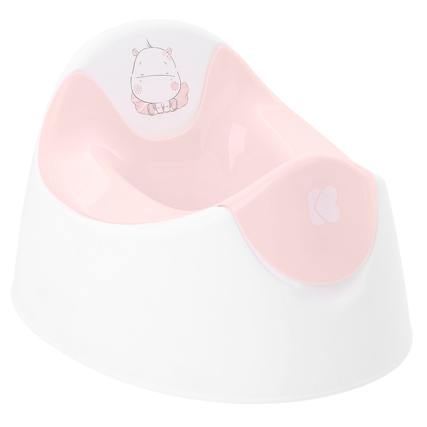 Orinal con tapa extraíble Hippo Rosa