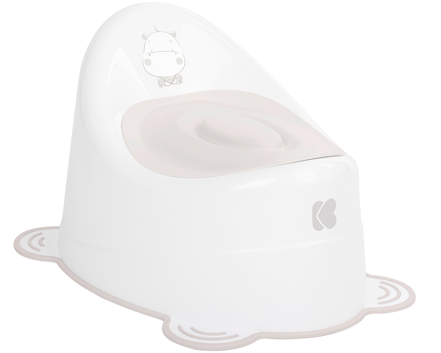 Orinal antideslizante Hippo Beige