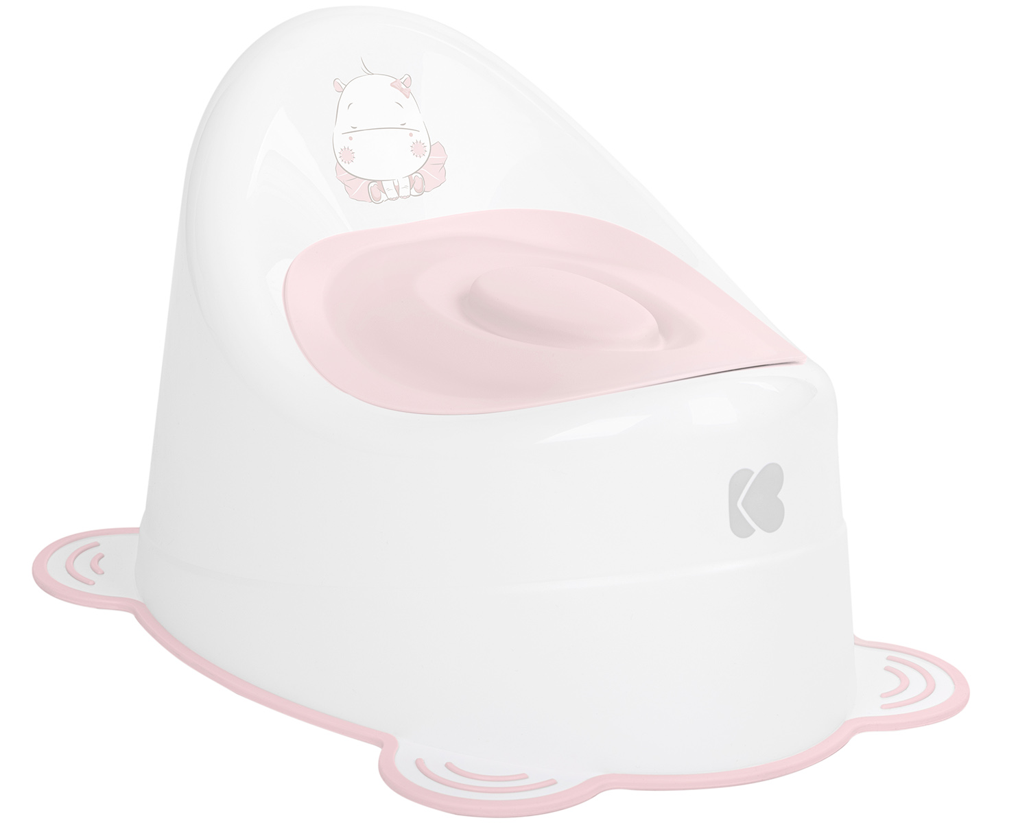 Orinal antideslizante Hippo Rosa