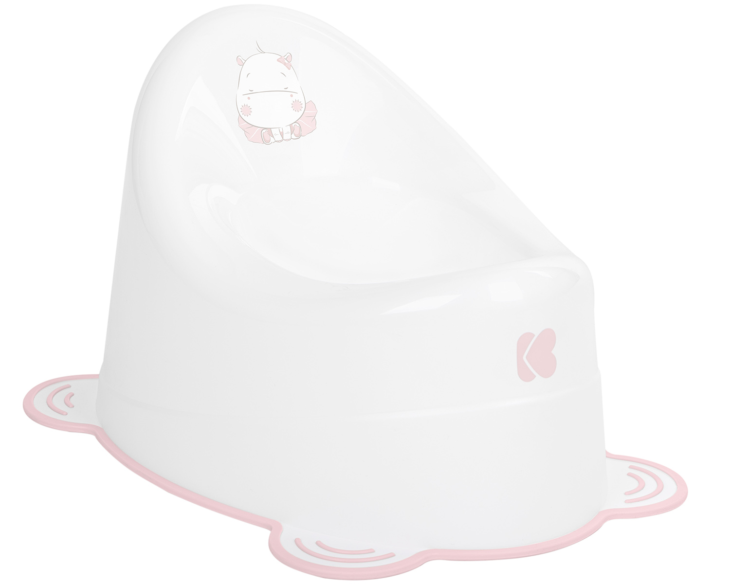 Orinal antideslizante Hippo Rosa