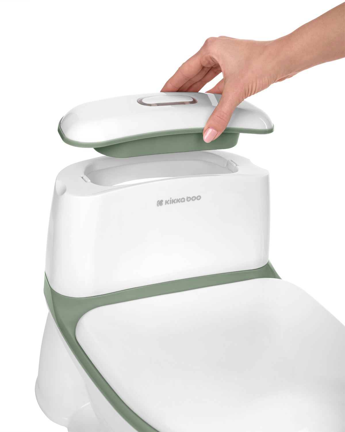 Inodoro para bebes Flushy Verde